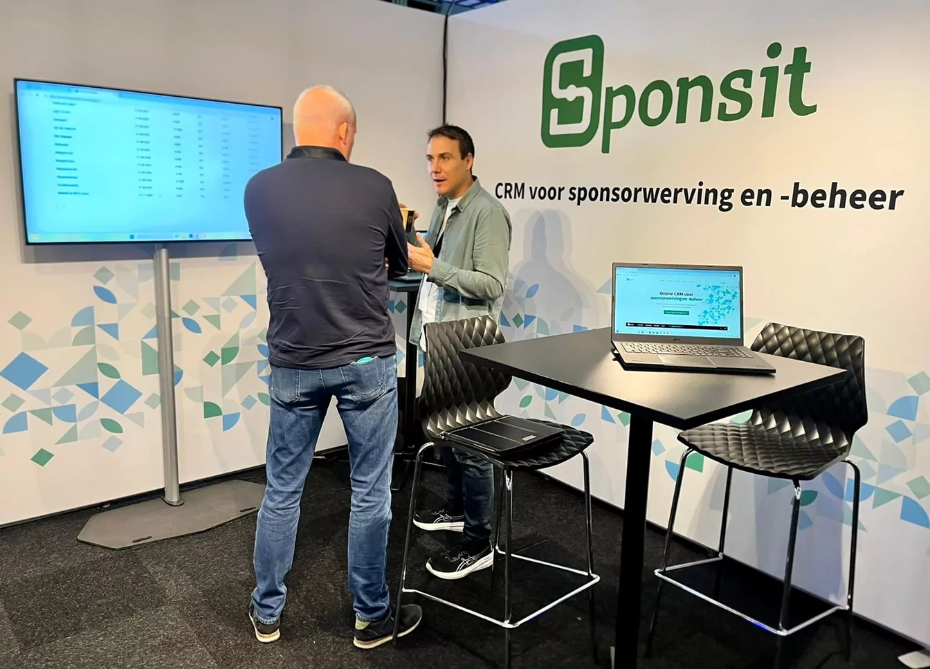 Sponsit stand op Nationale Sport Vakbeurs 2024